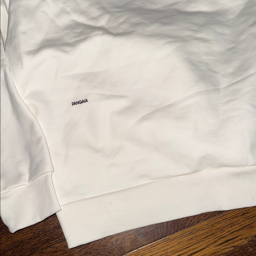 🥛Pangaia 365 Mid-weight Off-White Unisex Hoodie Sweatshirt, Size Medium - Picture 14 of 16